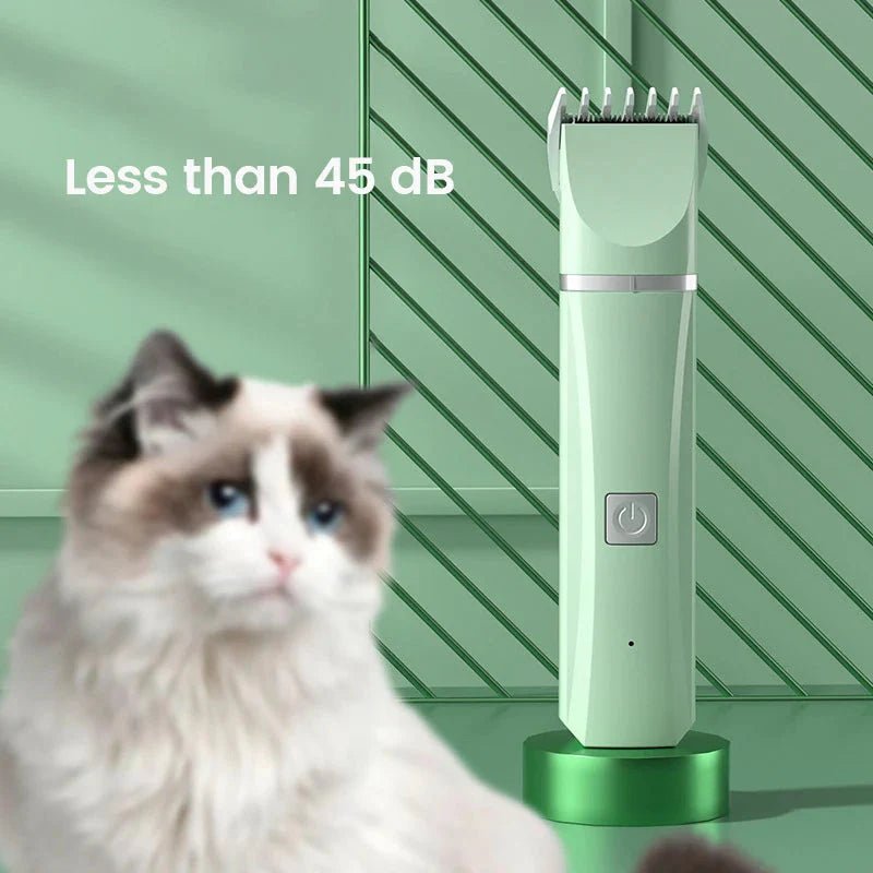 4 in 1 Electric Pet Grooming Kit - Hair Trimmer, Clippers, Nail Grinder for Cats & Dogs - Mi tienda