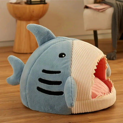 Luxury Plush Shark Pet Bed - Mi tienda