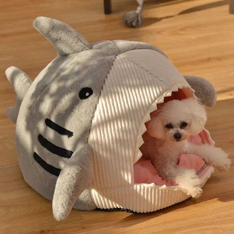 Luxury Plush Shark Pet Bed - Mi tienda